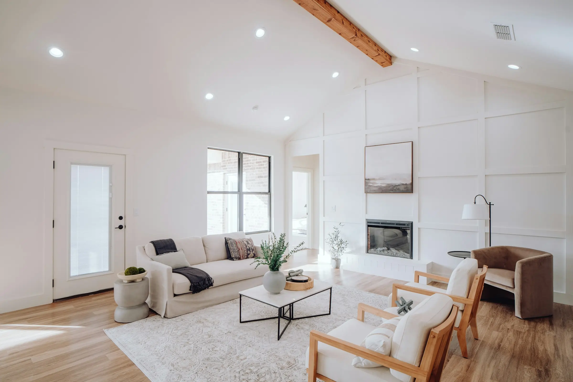 Warm interior flooring